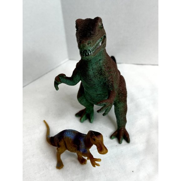 Lot of Nine Dinosaurs different sizes kinds Baryonyx Deinonychus Stegosaurus - Picture 3 of 8